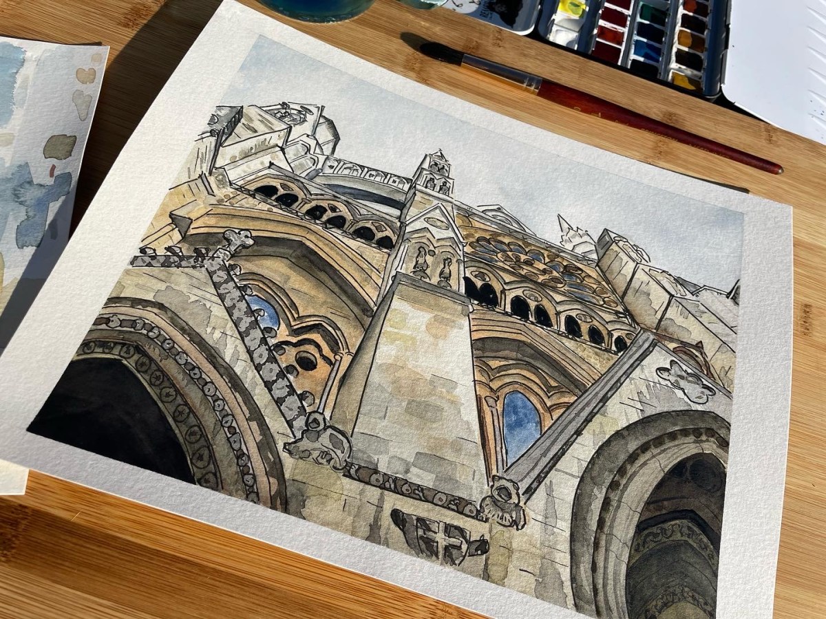 [Private Collection] Salisbury Cathedral from Honeymoon :: English Gothic