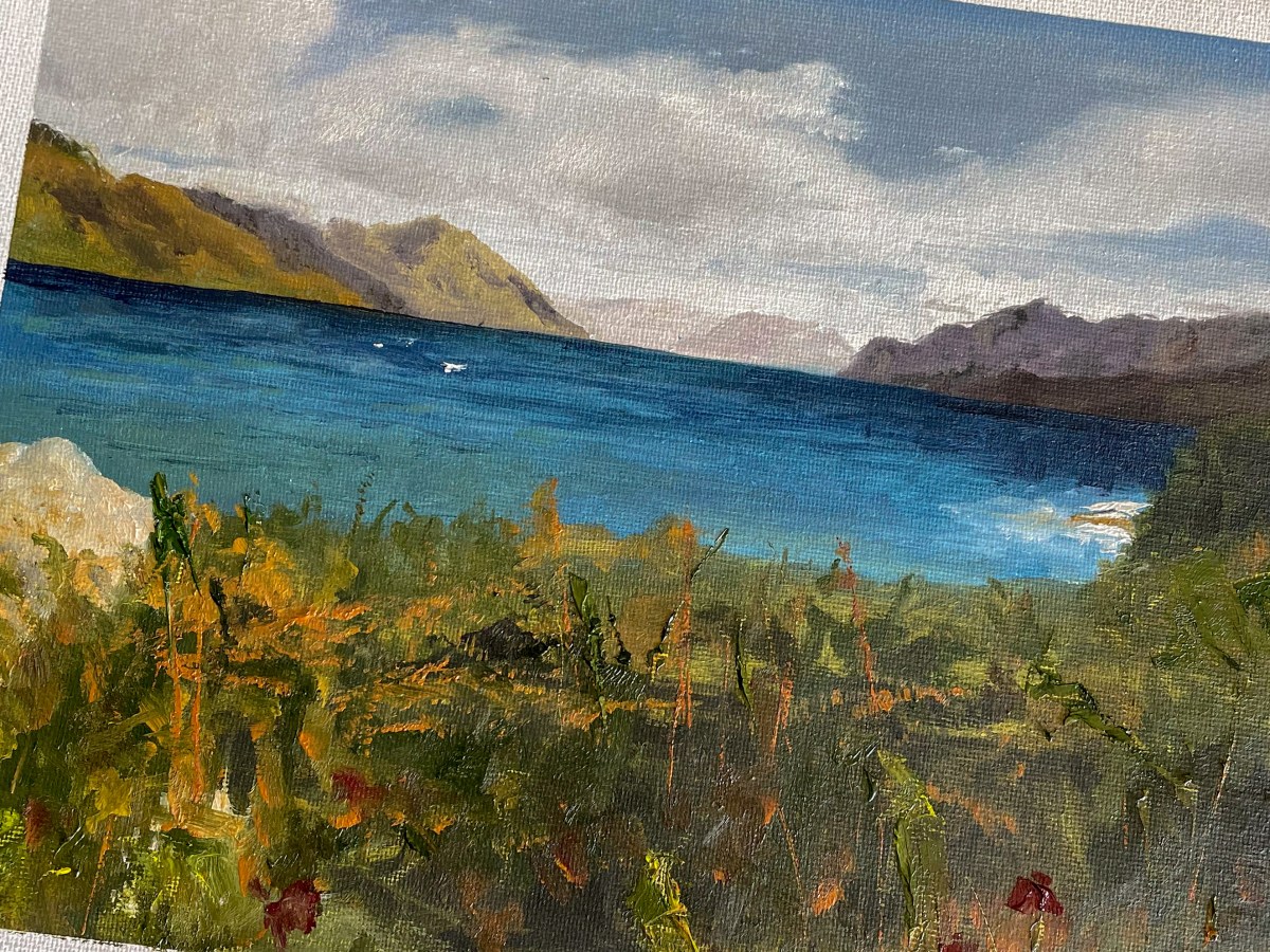 [Private Collection] Photo Behind a Sketch